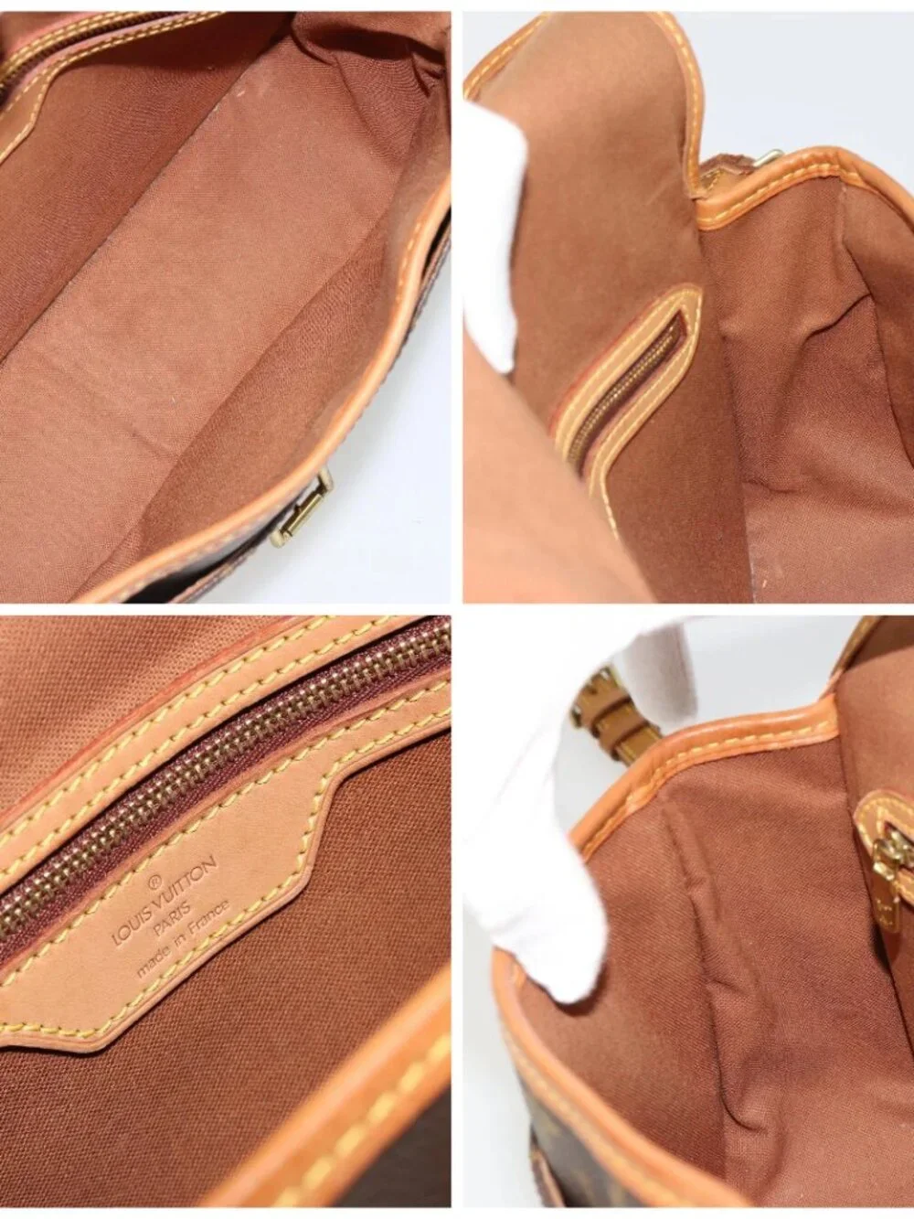 LOUIS VUITTON Monogram Sologne Shoulder Bag M42250 LV Auth fm5361